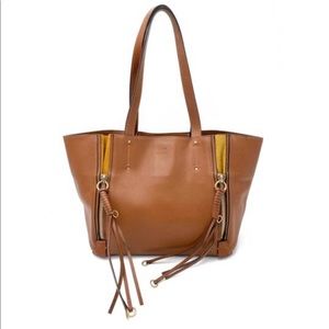 Chloe Milo Leather Tote